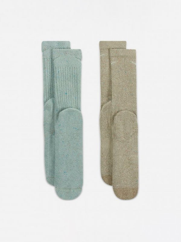 Шкарпетки 2- 38-42 зелено-коричневі | 6638265