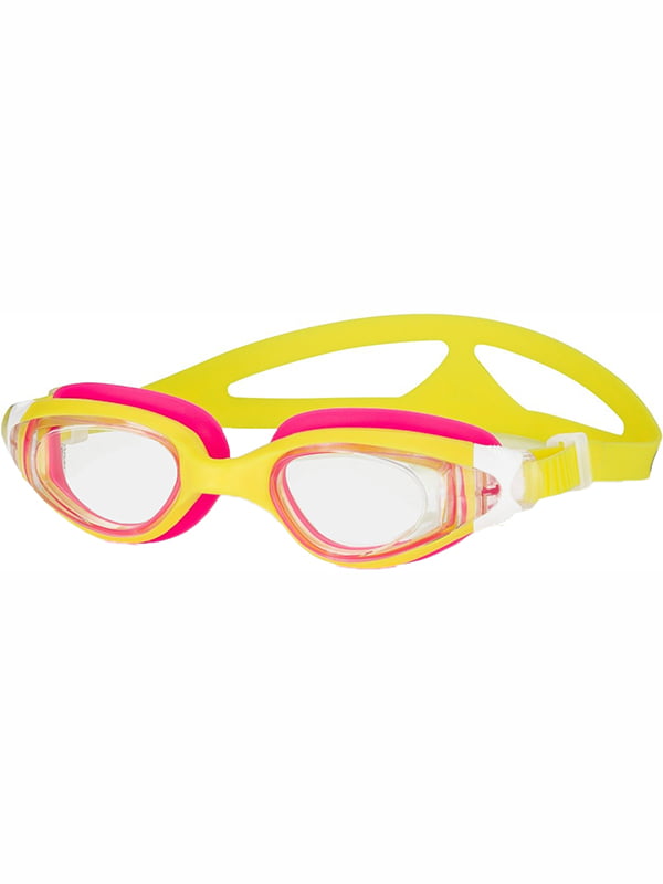 Окуляри для плавання 5848 Жовто-рожеві | 6645984