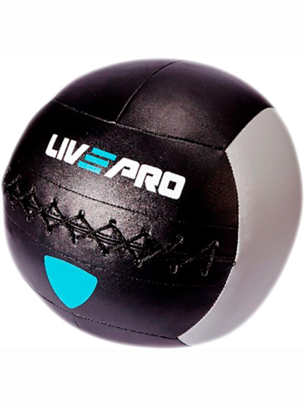 М'яч для кросфіту чорно-сірий (3 кг) | 6648697