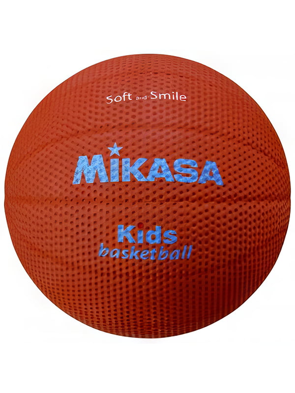 М'яч баскетбольний для дітей теракотового кольору з принтом | 6649114
