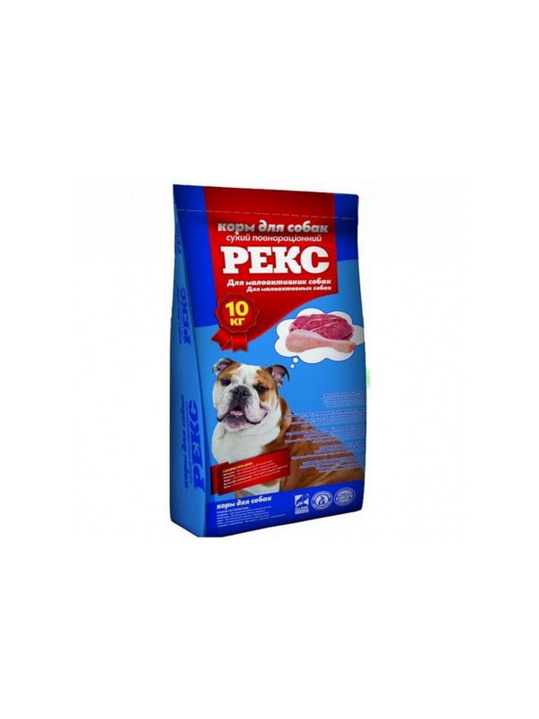 Сухой корм РЕКС для малоактивных собак 10 кг | 6654113