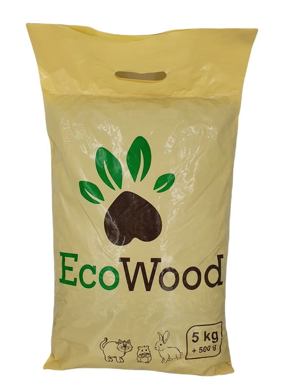 Наповнювач для котячого туалету EcoWood дерев`яний 4,3 кг | 6654204