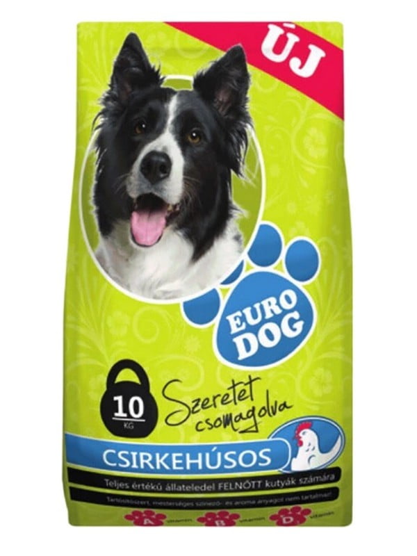 Сухий корм EuroDog для дорослих собак усіх порід із куркою 10 кг | 6654513