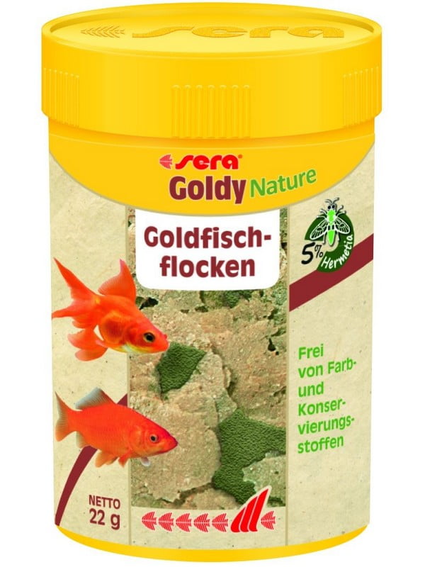 Корм Sera Goldy Nature для золотых рыбок в хлопьях 100 мл 22 гр | 6654534