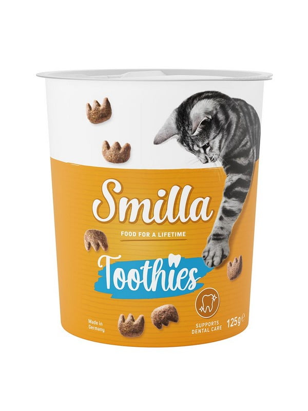 Зубні ласощі для кішок Smilla Toothies 125 гр | 6655187