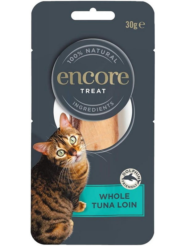 Лакомство для котов Encore Natural филе тунца 30 г | 6655825