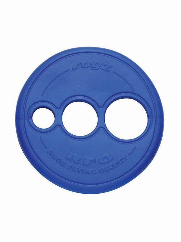 Игрушка для собак Rogz RFO летающий диск 23 см синий | 6656044
