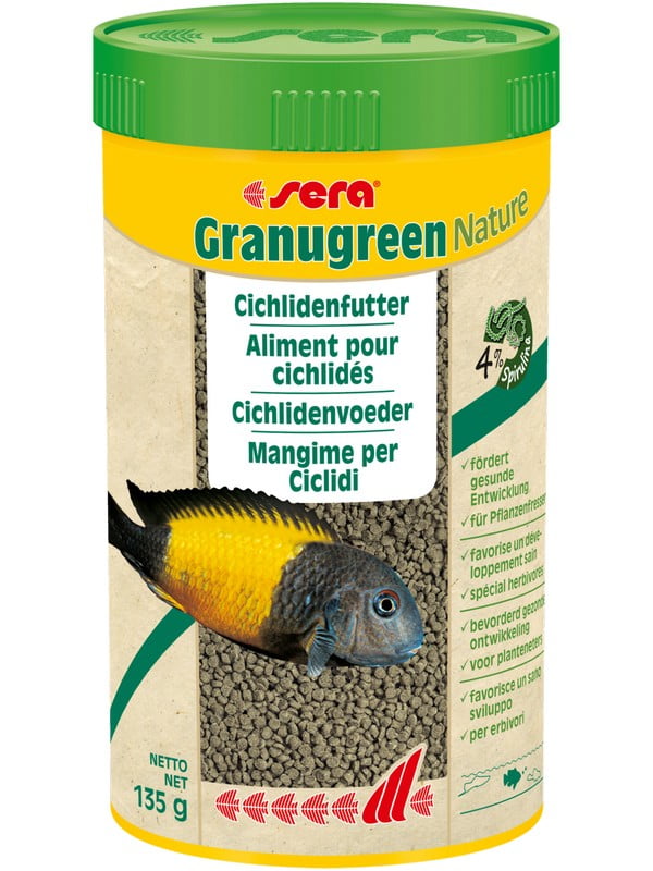 Корм для риб Sera Granugreen Nature у гранулах 250 мл (135 гр) | 6656078