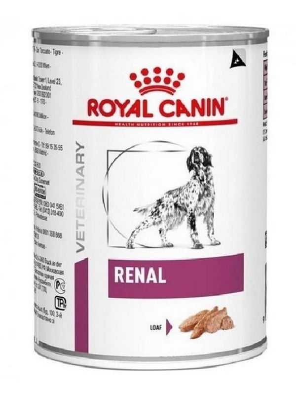 Вологий корм Royal Canin Renal для собак при хронічній нирковій недостатності 410 г | 6656183