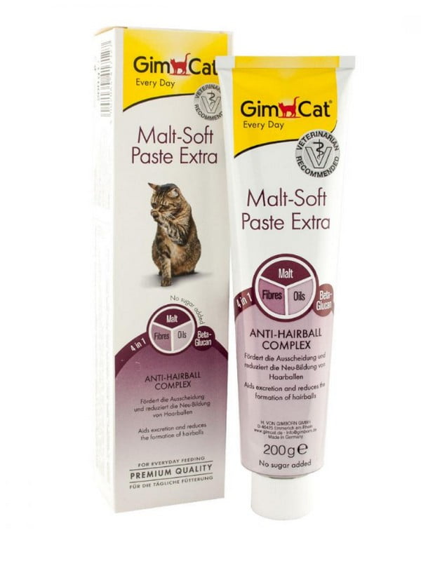 Паста для котов Gimborn GimCat Malt-Soft экстра для выведения шерсти 200 г | 6656262