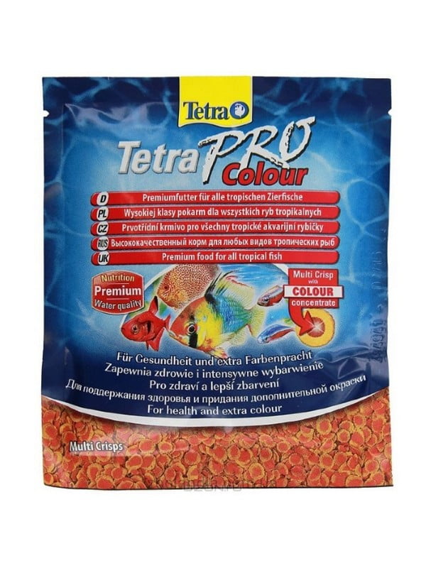 Корм Tetra Pro Colour Crisps для акваріумних риб у чіпсах, для забарвлення 12 гр | 6656321
