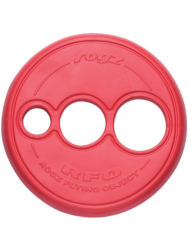 Іграшка для собак Rogz RFO літаючий диск 23 см червоний | 6656610