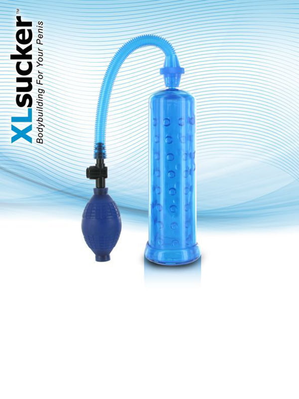 Вакуумна помпа Penis Pump Blue для члена довжиною до 18см (діаметр до 4 см) | 6666282