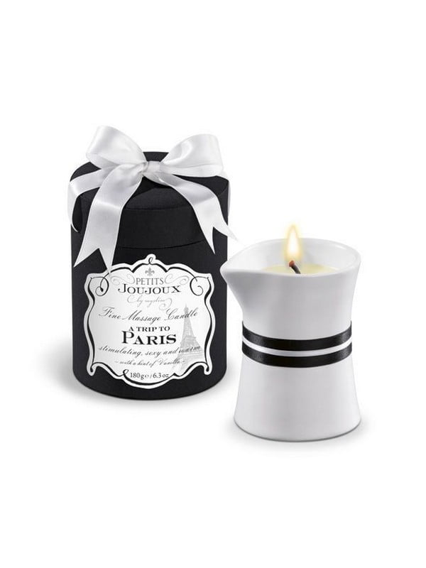 Масажна свічка в розкішній упаковці Petits Joujoux - Paris - Vanilla and Sandalwood (190 г)  | 6668022