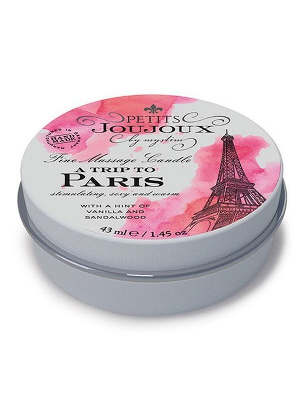 Масажна свічка з афродизіаками Petits Joujoux - Paris - Vanilla and Sandalwood (43 мл) | 6668048