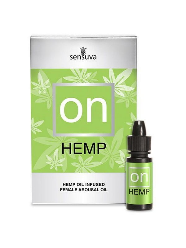 Збуджувальні краплі для клітора - On for Her Hemp Infused Arousal Oil (5 мл) з олією конопель | 6668053