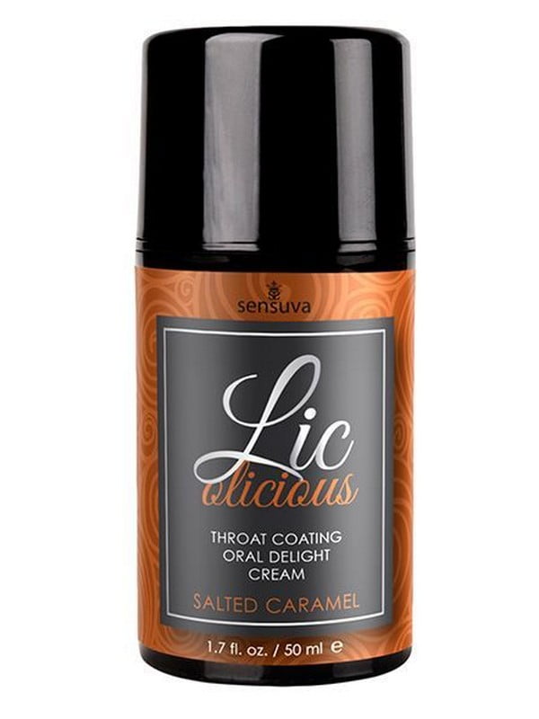 Олійний гель для мінету Lic-o-licious Salted Caramel (50 мл) без цукру | 6668075