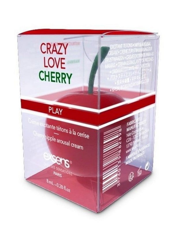 Збуджувальний крем для сосків Crazy Love Cherry з жожоба та олією ши, їстівний (8 мл)  | 6668156