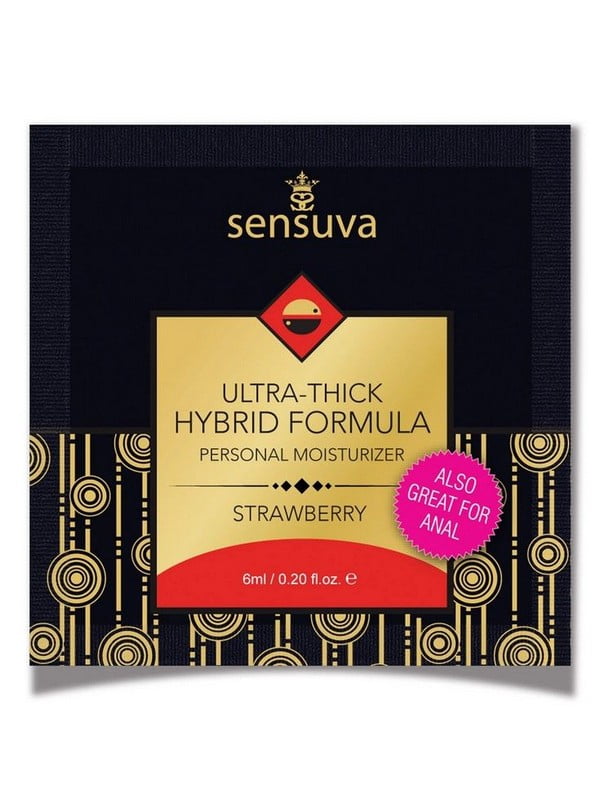 Пробник густого лубриканту- Ultra-Thick Hybrid Formula Strawberry (6 мл) | 6668203