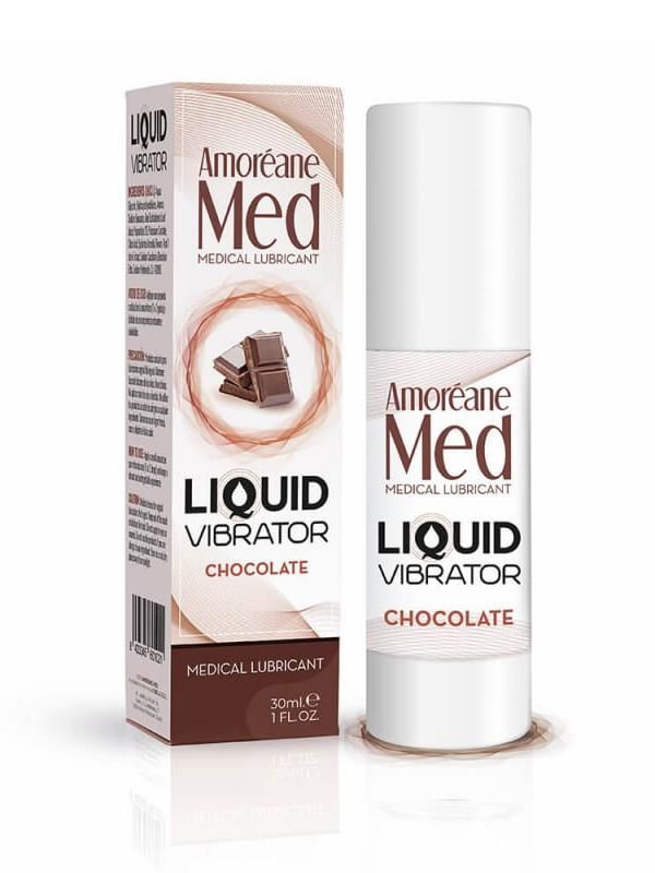 Лубрикант з ефектом вібрації Med Liquid Vibrator Chocolate (30 мл) | 6668701