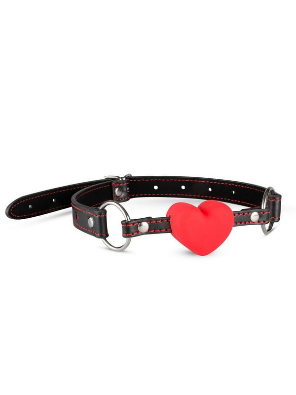 Силіконовий кляп у вигляді серця Whipped - Heart Ball Gag | 6669519