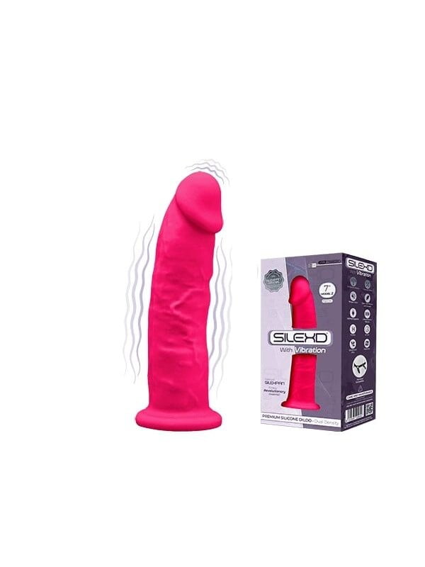 Двошаровий фалоімітатор з вібрацією  Henry Vibro Pink (Model 2 size 7in) | 6670089