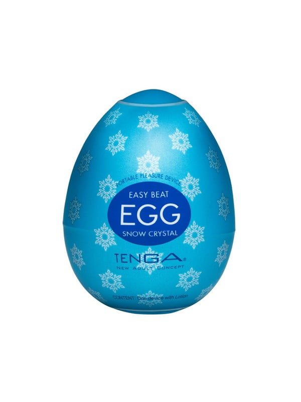 Мастурбатор-яйце Tenga Egg Snow Crystal з охолоджувальним лубрикантом | 6671899