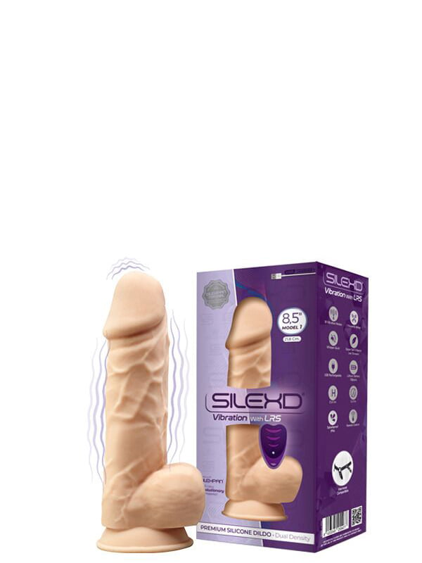 Фалоімітатор з вібрацією  Norman Vibro Flesh (Model 1 size 8,5") + Lrs (діаметр 5 см) | 6672047