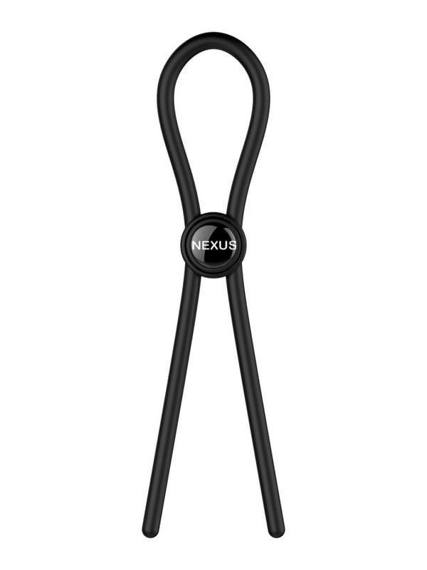 Ерекційне кільце Nexus FORGE Single Adjustable Lasso - Black | 6672499