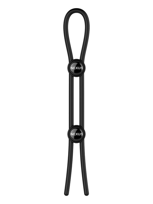 Ерекційне кільце Nexus FORGE Double Adjustable Lasso - Black | 6672500