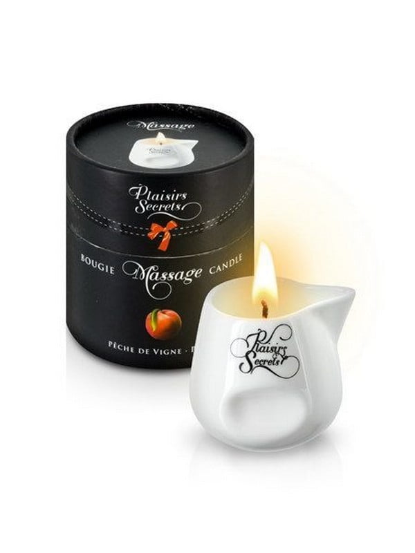 Массажная свеча с ароматом персика Peach (80 мл) | 6454477