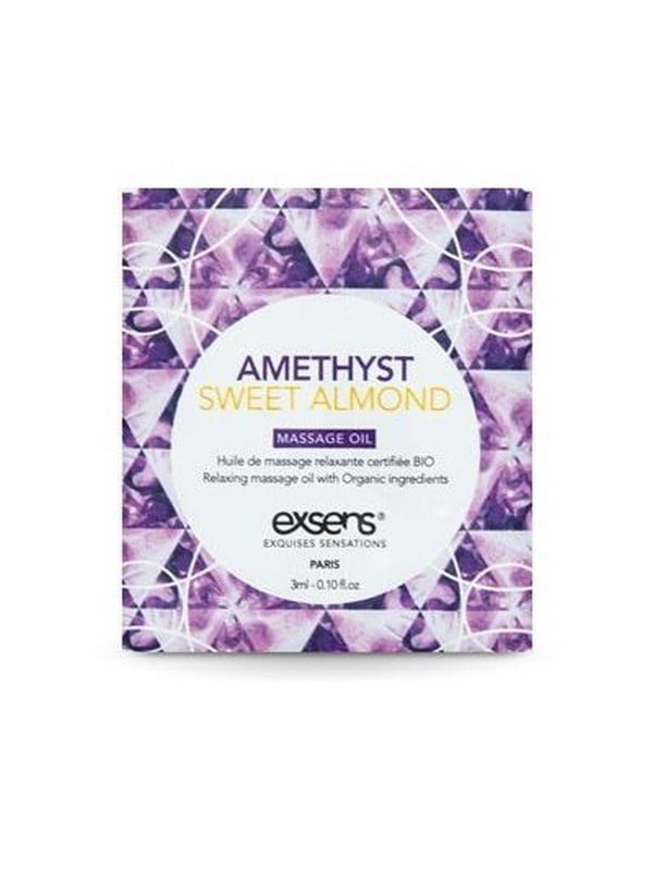 Пробник масажної олії EXSENS Amethyst Sweet Almond 3мл (SO2383) | 6455208