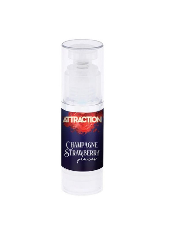 Масажна олія ATTRACTION CHAMPAGNE STRAWBERRY (50 мл) | 6676439
