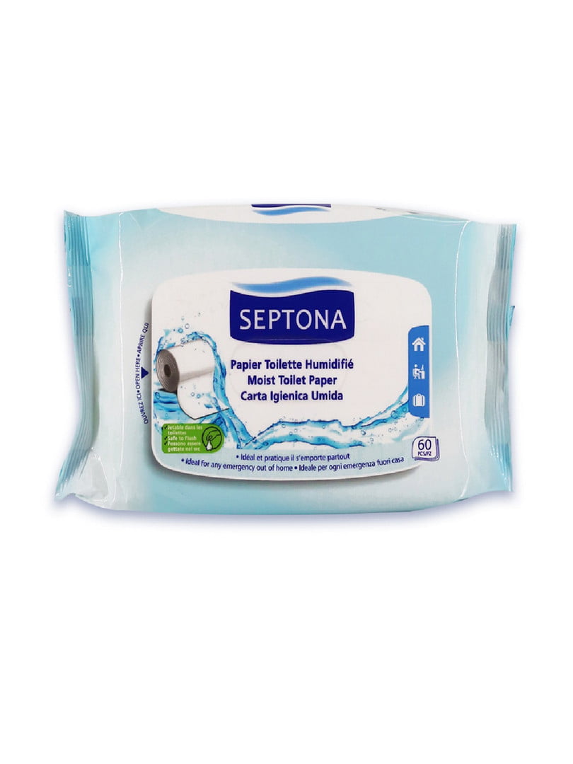 Вологий туалетний папір Septona Speed Clean (60 шт) | 6680464