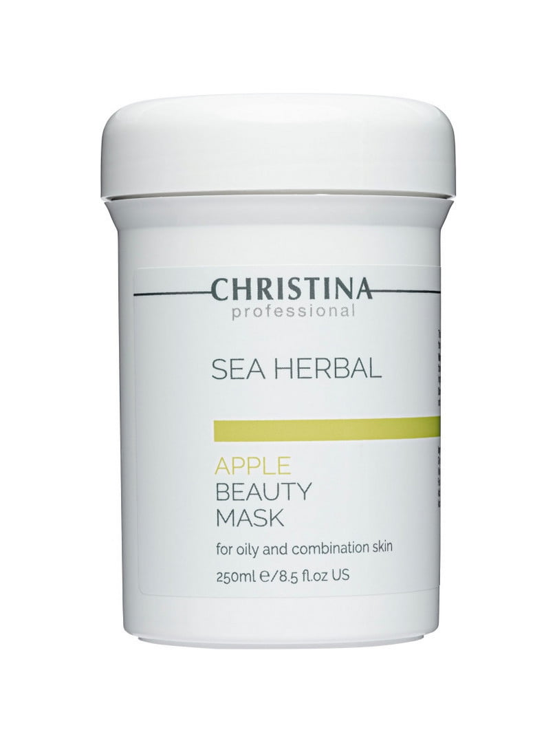 Яблучна маска для жирної та комбінованої шкіри Sea Herbal Beauty Mask Green Apple (250 мл) | 6681736