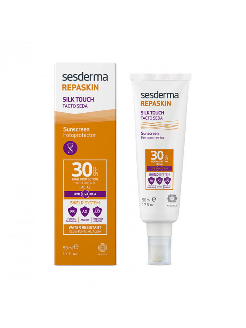 Солнцезащитный гель с нежностью шелка REPASKIN SILK TOUCH Facial Sunscreen SPF30 50 мл | 6682170