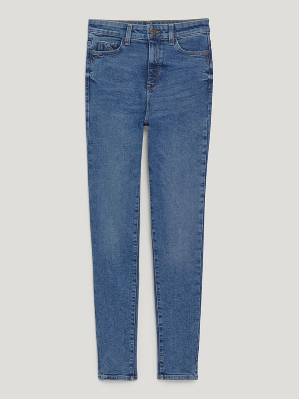 Сині джинси-скіні з еластичного деніму | 6683512