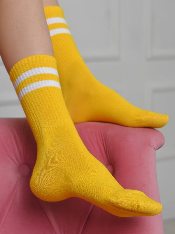Носки высокие желтые | 6685705
