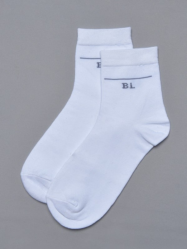 Шкарпетки стрейч білого кольору | 6685783