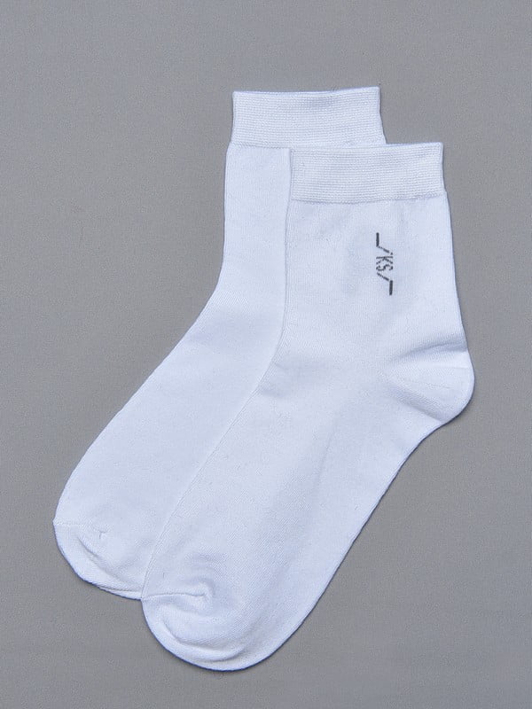 Шкарпетки стрейч білого кольору | 6685794