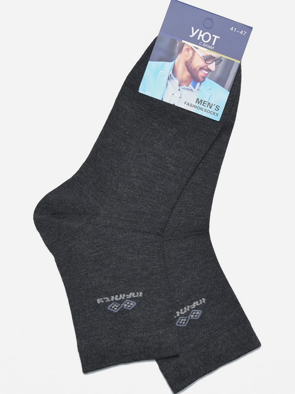 Шкарпетки темно-сірого кольору | 6685811