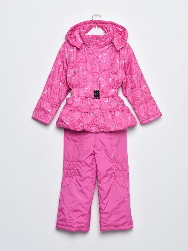 Куртка та напівкомбінезон рожевого кольору | 6686418