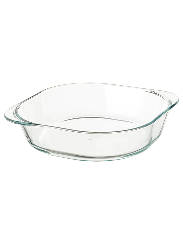 Жароміцний посуд прозоре скло 24,5х24,5 см | 6690844