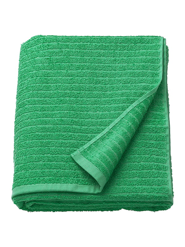 Рушник банний яскраво-зелений 100х150 см | 6691551