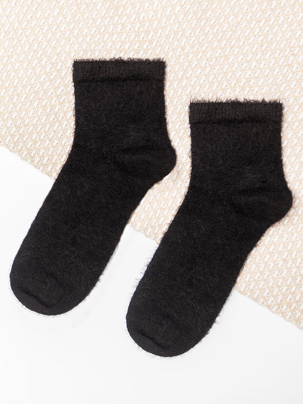 Жіночі шерстяні шкарпетки чорні (Розмір: 36-40) | 6698650