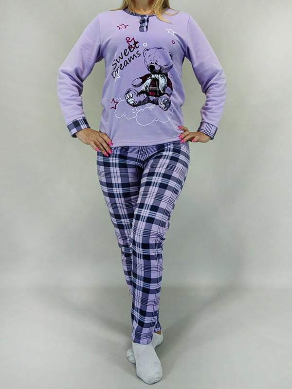 Пижама махровая: джемпер и брюки | 6700611