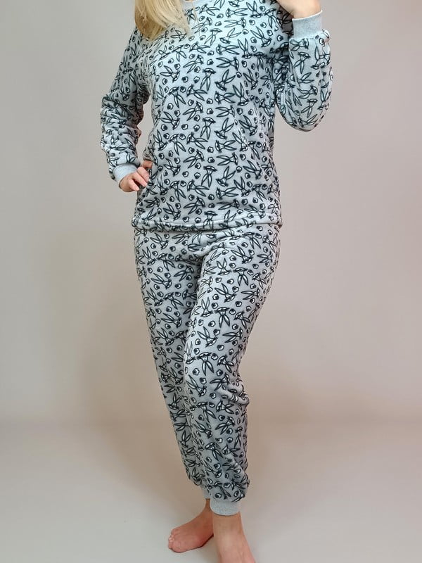 Пижама махровая: джемпер и брюки | 6700618