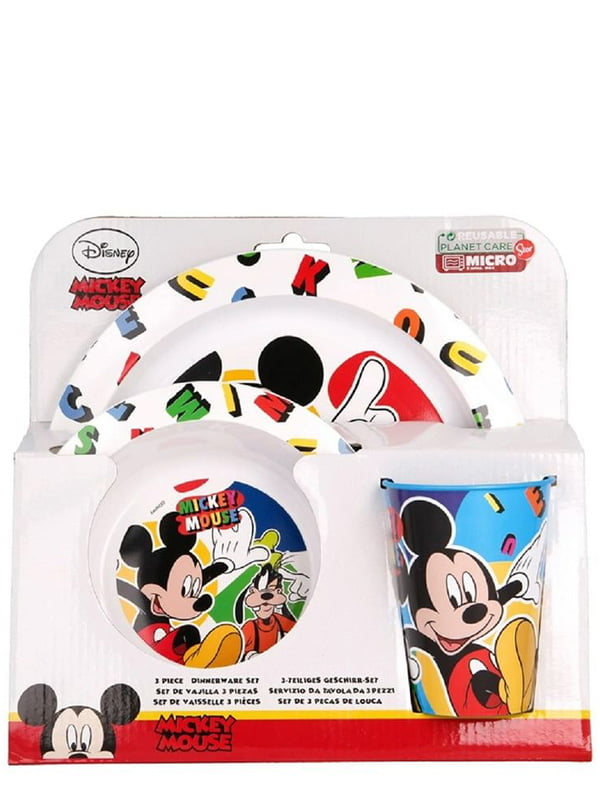 Набір дитячого посуду з Mickey Mouse | 6699527
