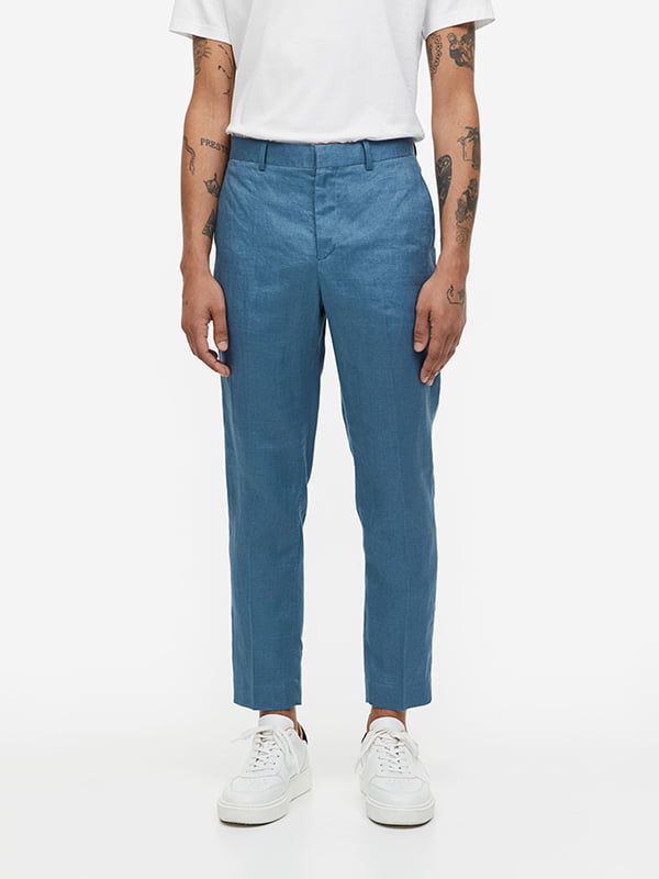 Голубые брюки | 6696359