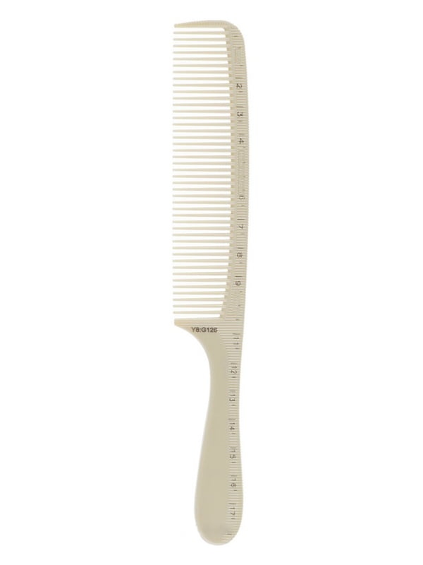 Гребінь для волосся Ivory Hair Combs з лінійкою кольору слонової кістки | 6703819